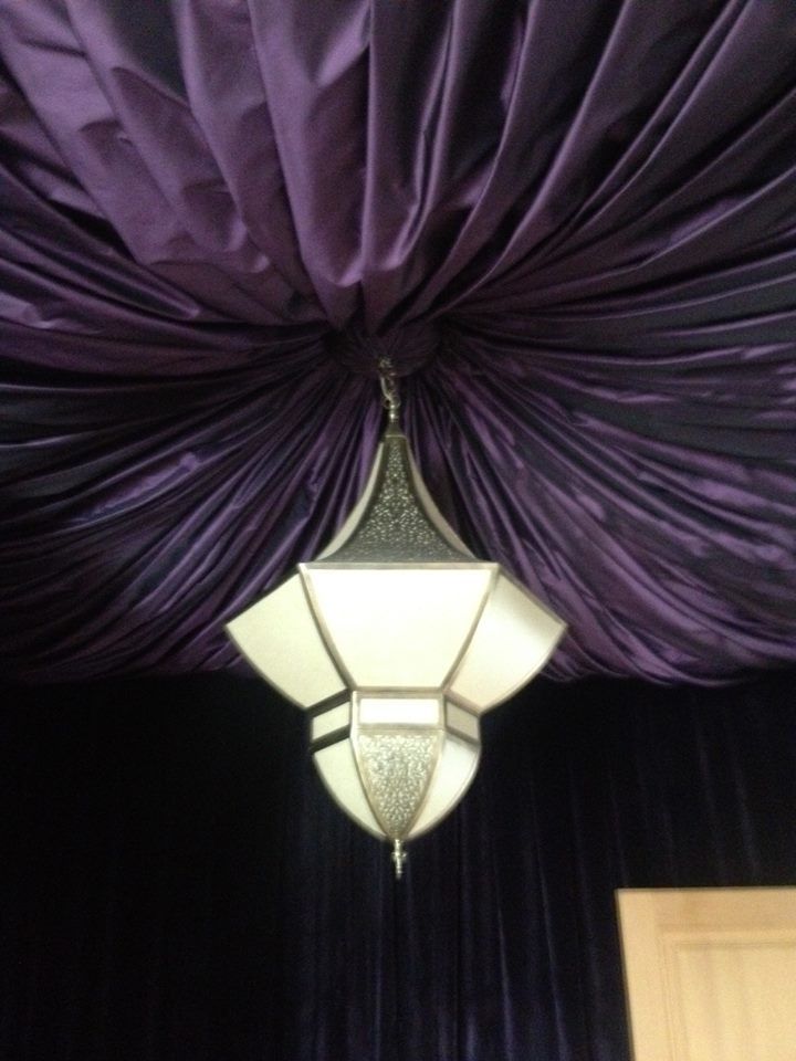 lustre, en, cuivre, marrakech,