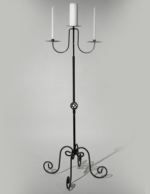 chandelier, en, fer, forge, sur, pied, Porte, bougie, fer, forgé, bougeoir, sur, pied design, Magnifique, chandelle, haut,