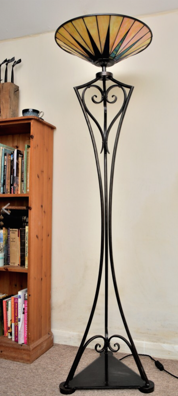 chandelier, en, fer, forge, sur, pied, Porte, bougie, fer, forgé, bougeoir, sur, pied design, Magnifique, chandelle, haut,