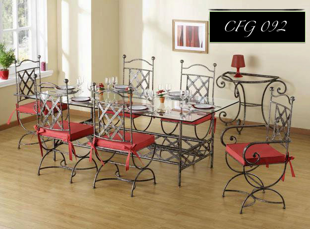 Table, a, manger, en, fer, forgé, et, bois,
Design, table, en, verre, et, fer, forgé, + 6 chaises, avec, rallonge, salle, à, manger,